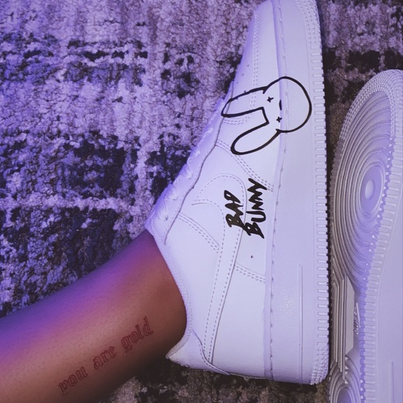Custom Air Force Bad Bunny | Poshmark